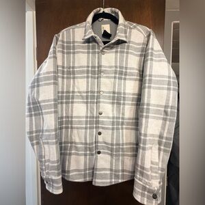 Vuori Men's Gray Plaid Jacket